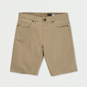 VOLCOM Modown Canvas 5 Pocket Shorts - Khaki