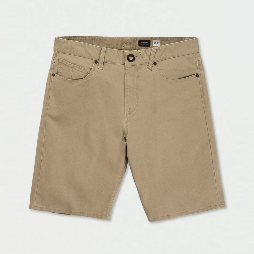 VOLCOM Modown Canvas 5 Pocket Shorts - Khaki