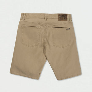 VOLCOM Modown Canvas 5 Pocket Shorts - Khaki