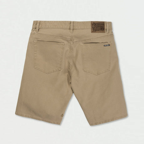 VOLCOM Modown Canvas 5 Pocket Shorts - Khaki