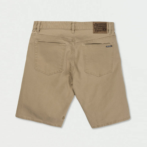 VOLCOM Modown Canvas 5 Pocket Shorts - Khaki