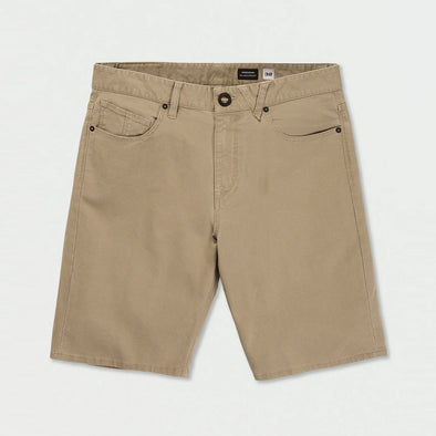 VOLCOM Modown Canvas 5 Pocket Shorts - Khaki