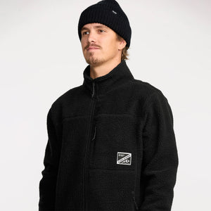 VOLCOM Nelson Sherpa Full Zip Fleece - Black