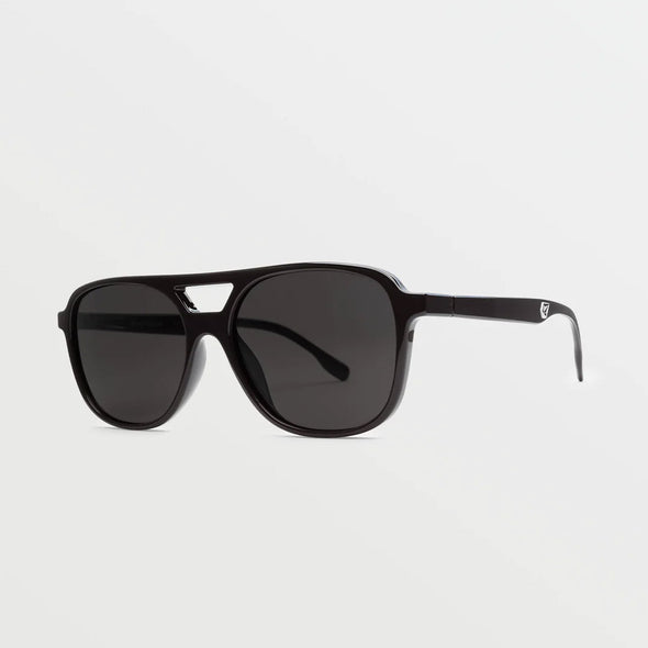 VOLCOM New Future Sunglasses - Gloss Black