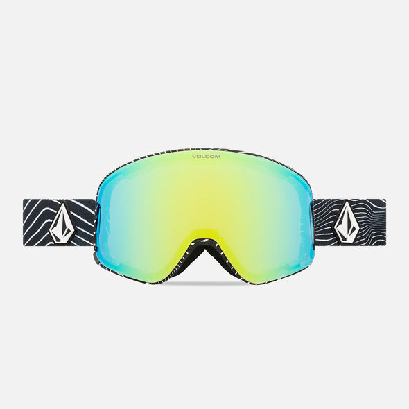 VOLCOM Odyssey Goggle 2025 - Op Art/Gold Chrome