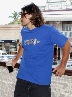 VOLCOM Oh Stoned Tee - Regatta Blue