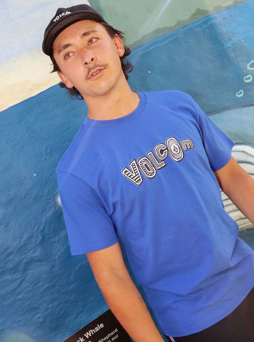 VOLCOM Oh Stoned Tee - Regatta Blue