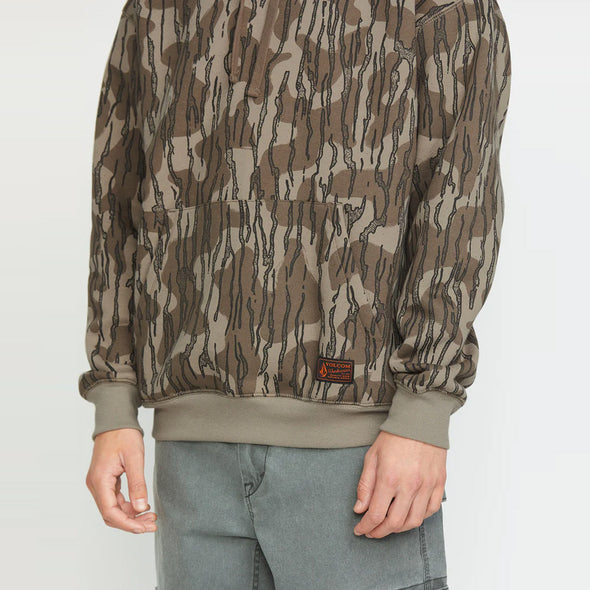 VOLCOM Operators Pullover Hood - Brindle