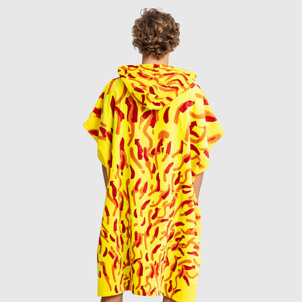 VOLCOM Ozzy Wrong Hooded Towel - Yellow