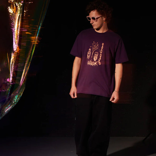 VOLCOM Poetic Dess Loose Tee - Grape Royale