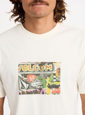 VOLCOM Postered Tee - Off White