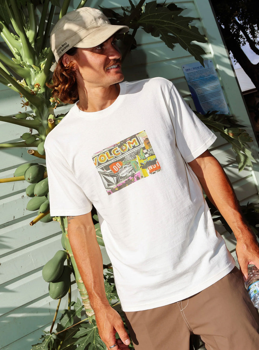 VOLCOM Postered Tee - Off White