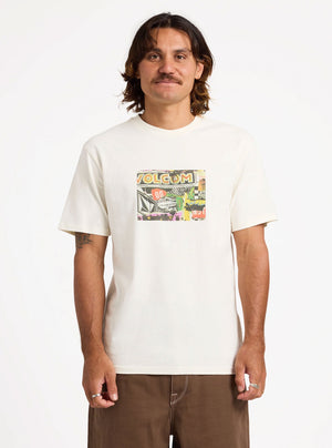 VOLCOM Postered Tee - Off White