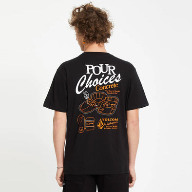 VOLCOM Pour Choices Tee - Black