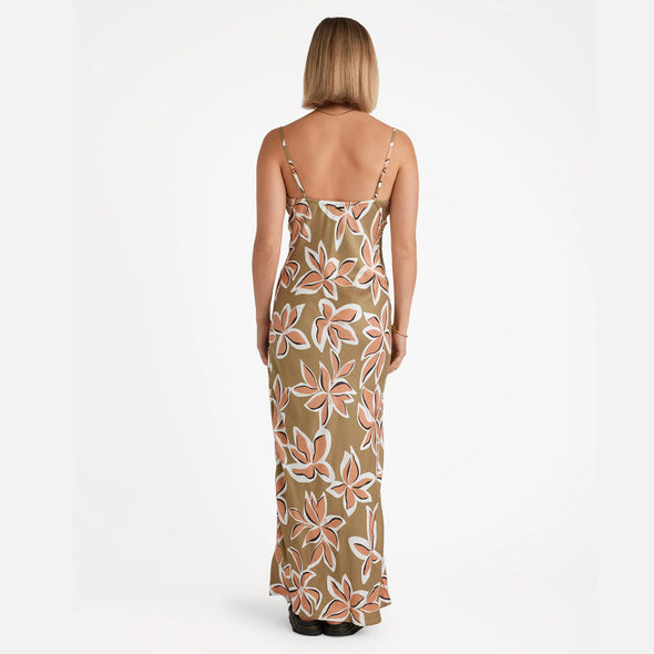 VOLCOM Pyschsonic Slippy Dress - Light Army