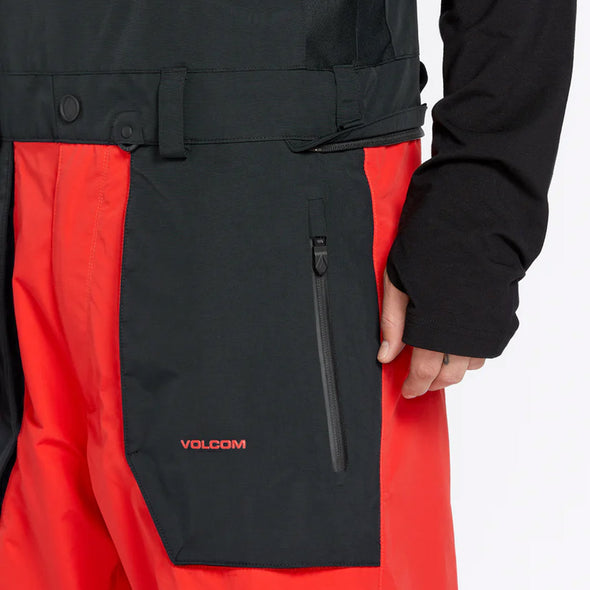 VOLCOM Rain Gore-Tex Bib Overall 2025 - Crimson