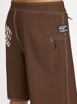 VOLCOM Reaper Stone Mod Board Shorts - Brown Stone
