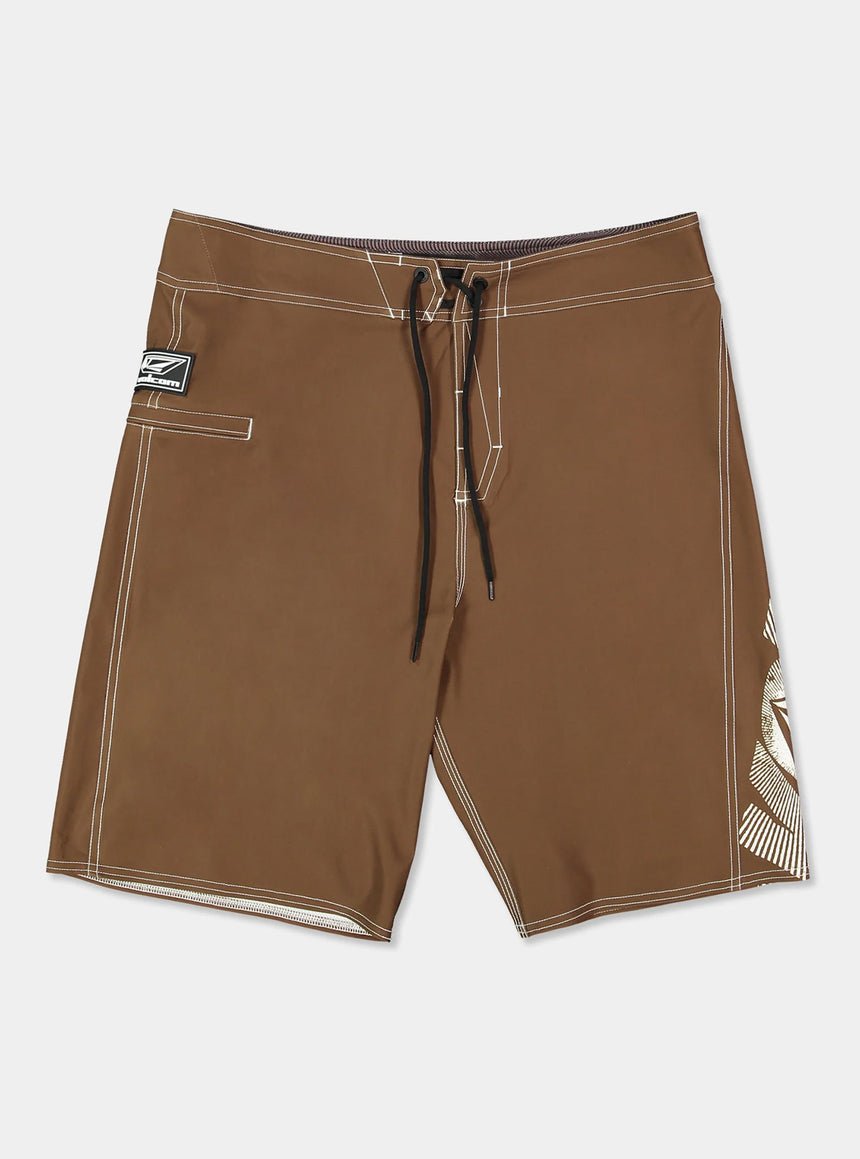 VOLCOM Reaper Stone Mod Board Shorts - Brown Stone