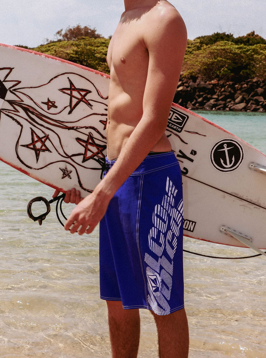VOLCOM Reaper Stone Mod Board Shorts - Regatta Blue