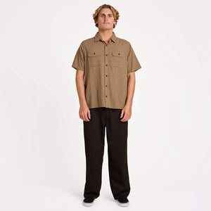 VOLCOM Revel Short Sleeve Shirt - Earth