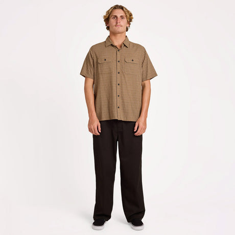 VOLCOM Revel Short Sleeve Shirt - Earth