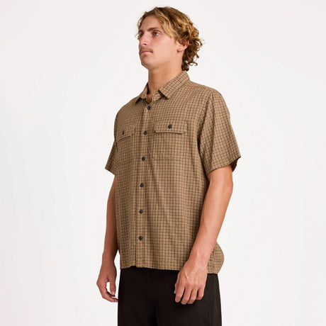 VOLCOM Revel Short Sleeve Shirt - Earth