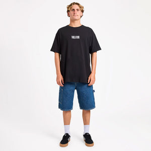 VOLCOM Ripple Stone Loose Tee - Black/White