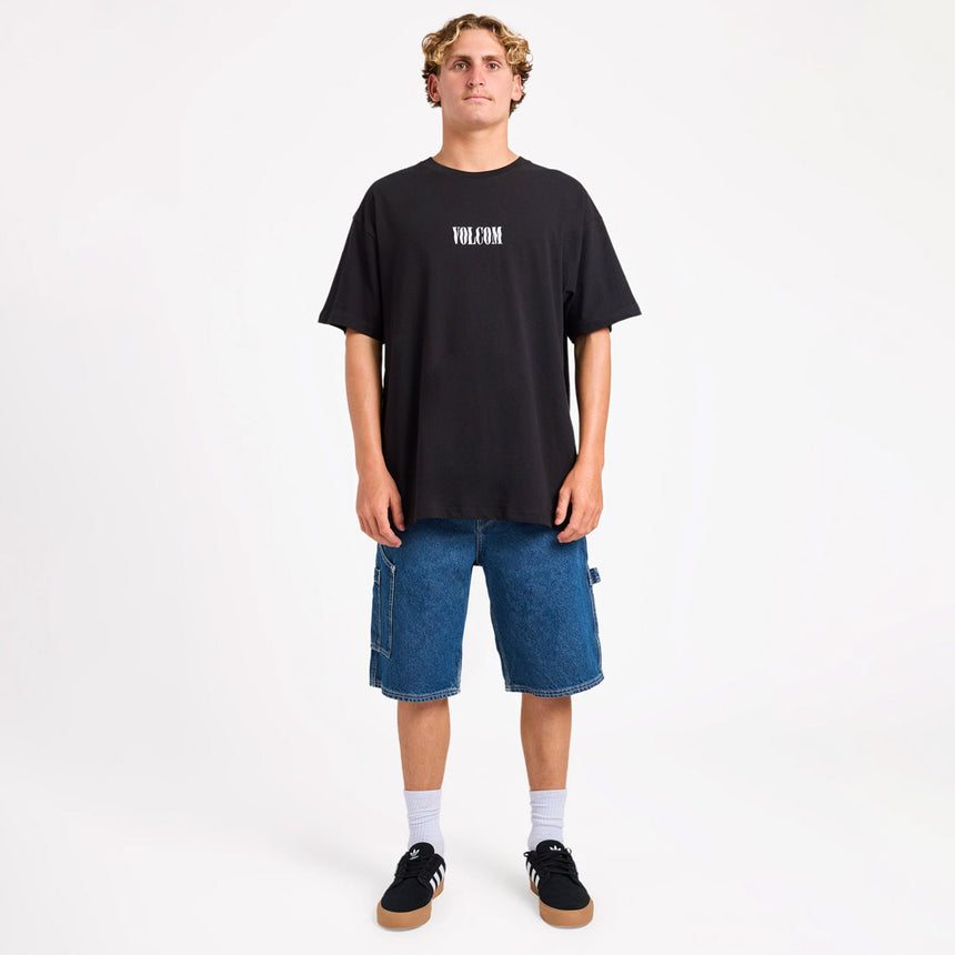 VOLCOM Ripple Stone Loose Tee - Black/White