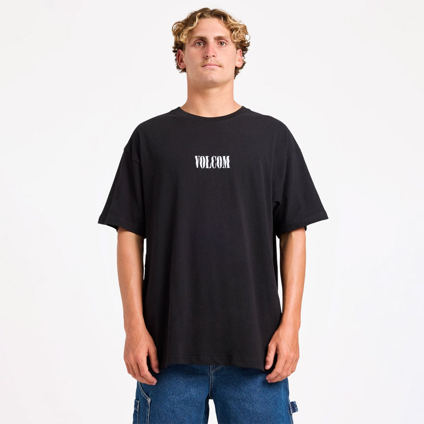 VOLCOM Ripple Stone Loose Tee - Black/White