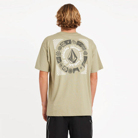 VOLCOM Round Out Tee - Green Tea