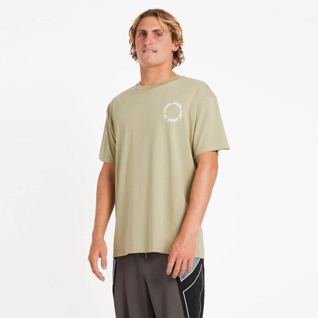 VOLCOM Round Out Tee - Green Tea