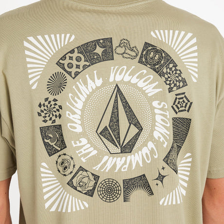 VOLCOM Round Out Tee - Green Tea