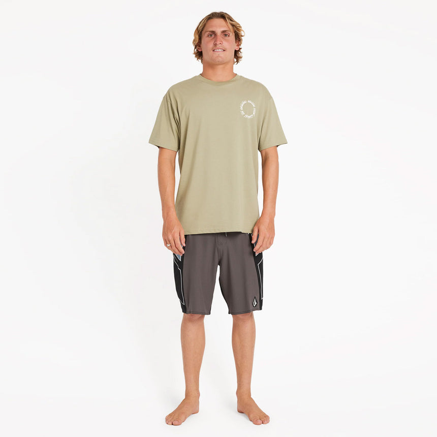 VOLCOM Round Out Tee - Green Tea