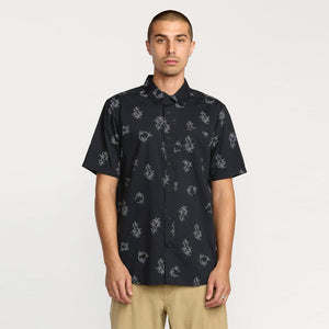 VOLCOM Scaler Stone Short Sleeve Shirt - Antique Black