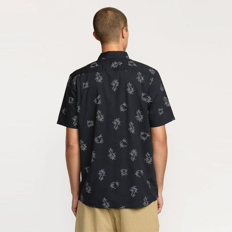 VOLCOM Scaler Stone Short Sleeve Shirt - Antique Black