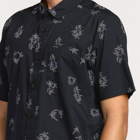 VOLCOM Scaler Stone Short Sleeve Shirt - Antique Black