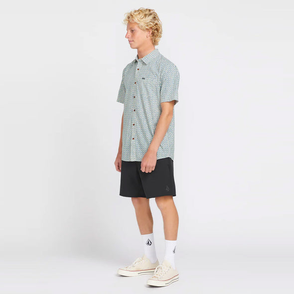 VOLCOM Scaler Stone Short Sleeve Shirt - Dirty White