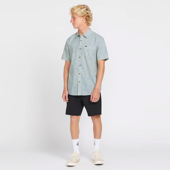 VOLCOM Scaler Stone Short Sleeve Shirt - Dirty White