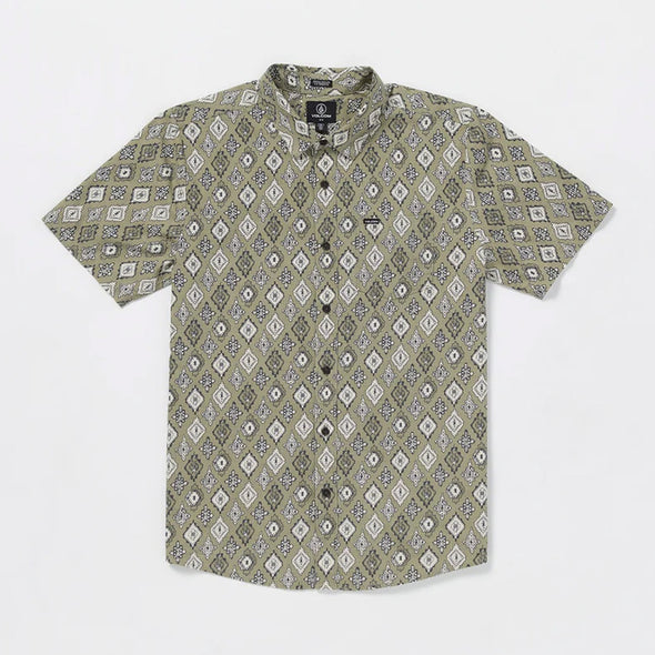 VOLCOM Scaler Stone Short Sleeve Shirt - Thyme Green