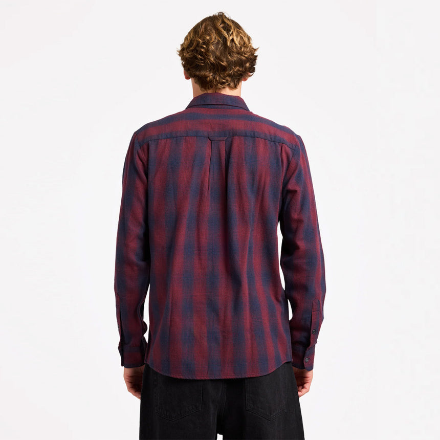 VOLCOM Shadowstone Flannel Shirt - Navy