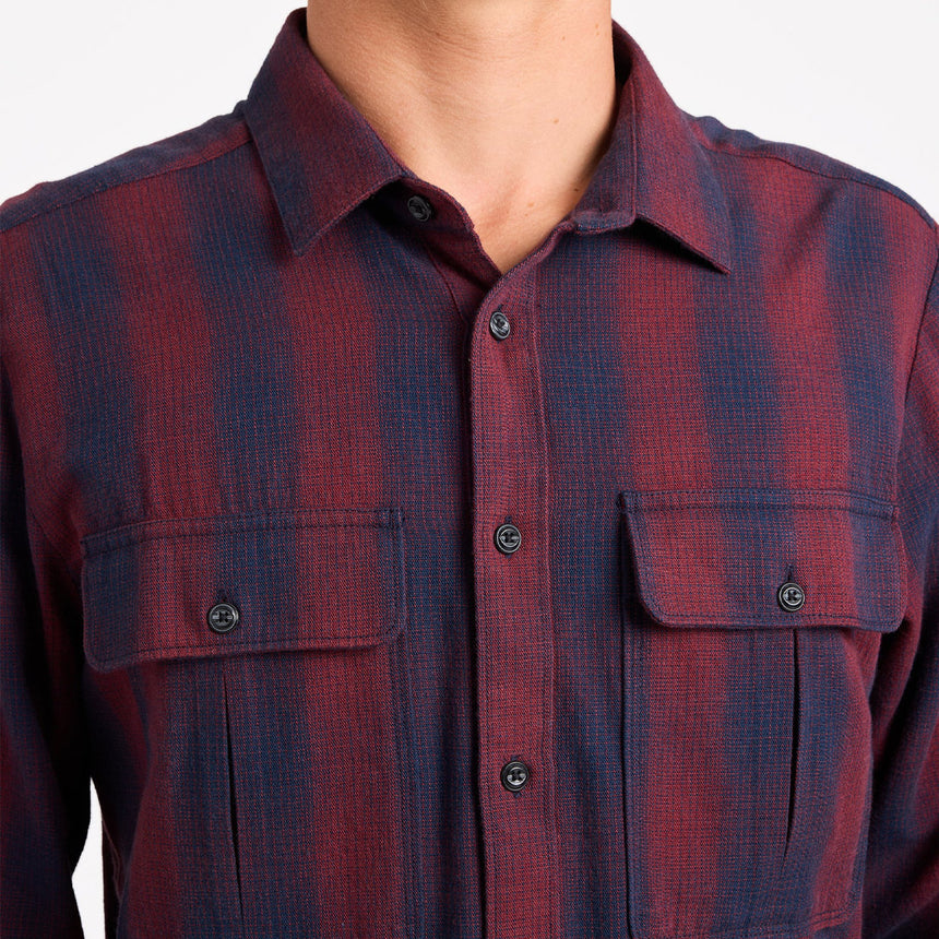 VOLCOM Shadowstone Flannel Shirt - Navy