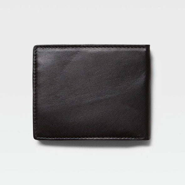 VOLCOM Single Stone Leather Wallet - Black
