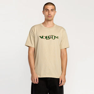 VOLCOM Skidder Tee - Light Beige