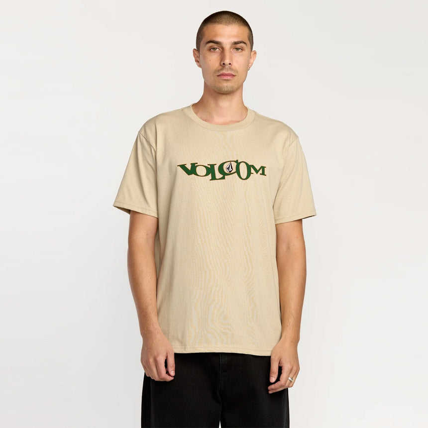 VOLCOM Skidder Tee - Light Beige