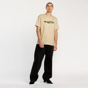 VOLCOM Skidder Tee - Light Beige