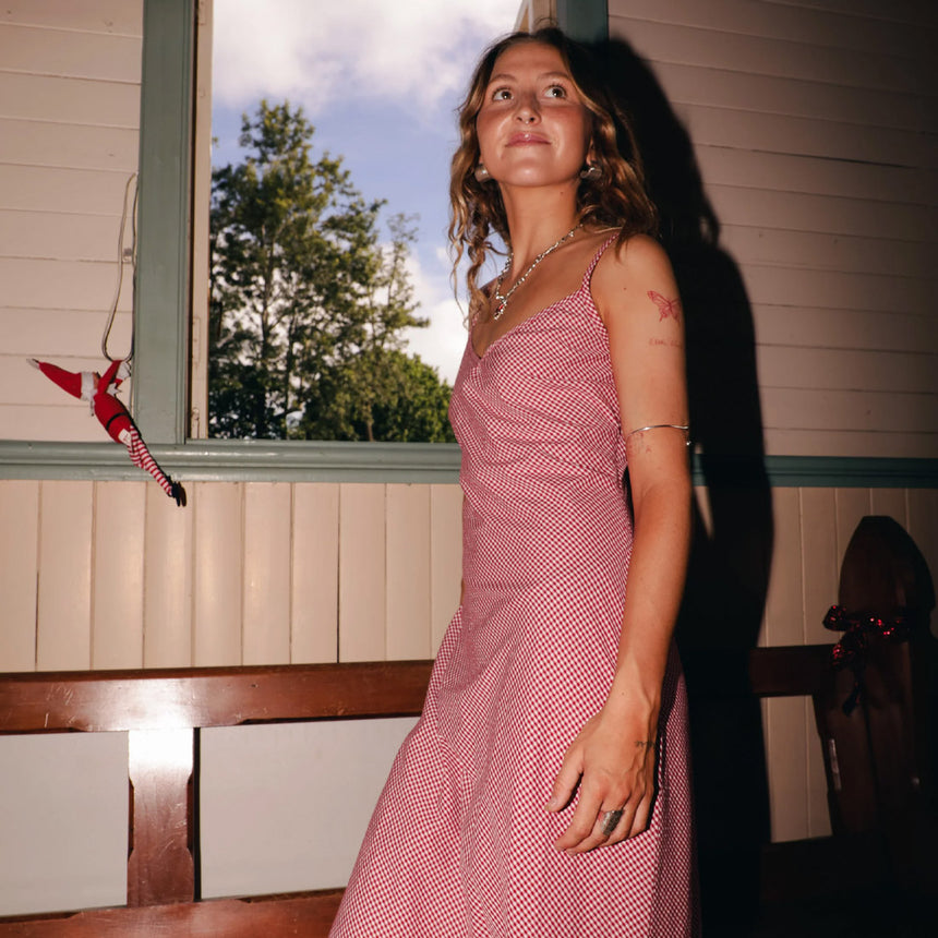 VOLCOM Slippy Dress - Fiesta Red