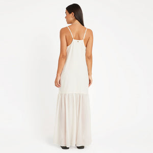 VOLCOM Small Talk Dress - Vintage White