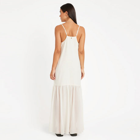 VOLCOM Small Talk Dress - Vintage White