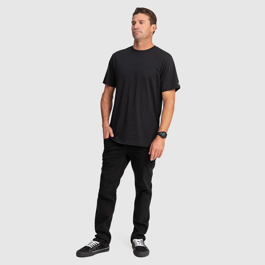 VOLCOM Solid Short Sleeve Tee - Black