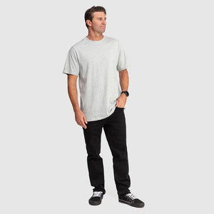 VOLCOM Solid Short Sleeve Tee - Grey Marle